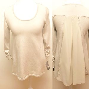 🆕NEW Style & Co. Beige Scoopneck Sweater w …